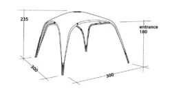 Outwell Summer Lounge M Package -Outdoor Awnings Shop 111136 summer lounge m drawing perspective 2 1