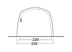 Outwell Oakwood 3 Tent -Outdoor Awnings Shop 111208 oakwood 3 drawing other5