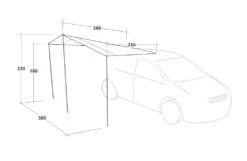 Outwell Fieldcrest Canopy -Outdoor Awnings Shop 111239 fieldcrest canopy drawing perspective2