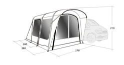 Outwell Wolfburg 380 Drive Away Air Awning -Outdoor Awnings Shop 111247v22 061 720