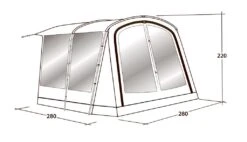 Outwell Universal Awning Size 1 -Outdoor Awnings Shop 111290 universal awning size 1 drawing perspective2
