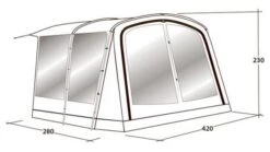 Outwell Universal Tent Awning Size 6 -Outdoor Awnings Shop 111295 3