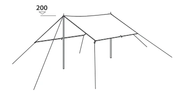 Easy Camp Tarp 4m X 4m 5 Easy Camp Tarp 4m X 4m - Image 3