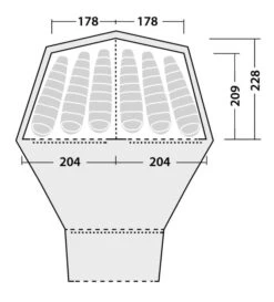 Robens Kiowa Inner Tent 7 Robens Kiowa Inner Tent -Outdoor Awnings Shop 130113 inner tent kiowa drawing floorplan 2
