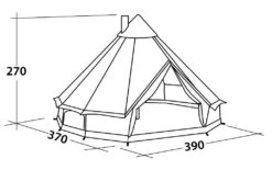 Robens Klondike Tent -Outdoor Awnings Shop 130189 klondike drawing perspective 2 4