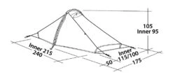Robens Starlight 2 Tent -Outdoor Awnings Shop 130259 starlight 2 drawing perspective 2