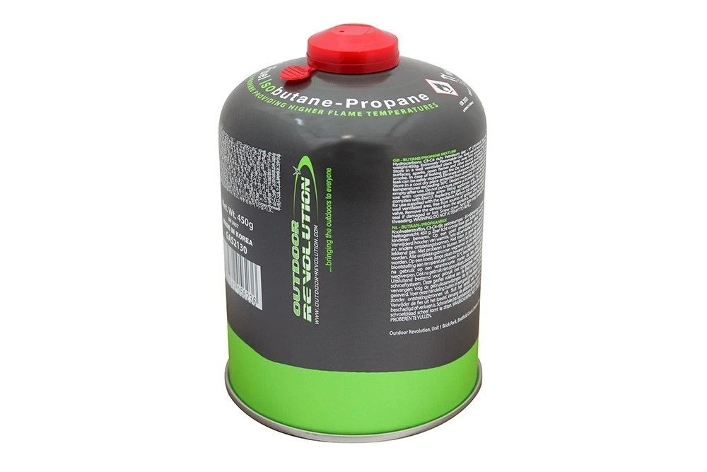 Outdoor Revolution Butane Propane Mix 450g Screw Fitting Gas Cannister 3 Outdoor Revolution Butane Propane Mix 450g Screw Fitting Gas Cannister