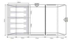 Outdoor Revolution Airedale 5.0S Tent Package -Outdoor Awnings Shop airedale 5s 1 2