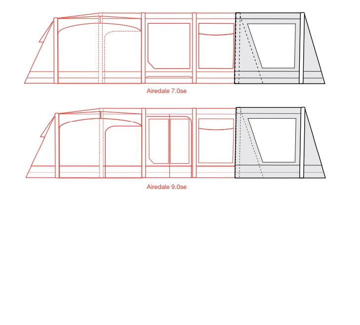 Outdoor Revolution Airedale 7.0SE / 9.0SE Front Porch Extension 9 Outdoor Revolution Airedale 7.0SE / 9.0SE Front Porch Extension - Image 7