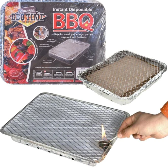 Disposable Charcoal BBQ 4 Disposable Charcoal BBQ - Image 2