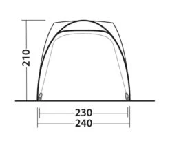 Outwell Beachcrest Driveaway Awning -Outdoor Awnings Shop beachcrest size guide
