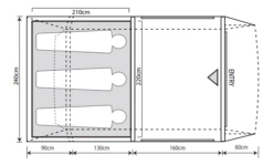 Outdoor Revolution Camp Star 350 Air Tent Bundle (2022) -Outdoor Awnings Shop campstar 350 2 1