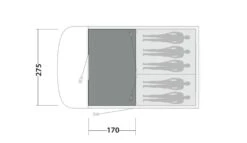 Easy Camp Palmdale 500 Lux Tent Carpet (275cm X 175cm) -Outdoor Awnings Shop carpet palmdale 500 500 lux