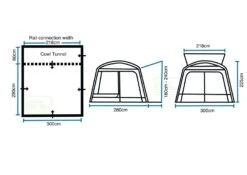 Outdoor Revolution Cayman Classic Low/Mid Drive Away Awning -Outdoor Awnings Shop cayamn