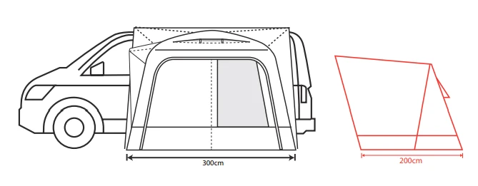 Outdoor Revolution Cayman F/G Mid Drive Away Awning 21 Outdoor Revolution Cayman F/G Mid Drive Away Awning - Image 19