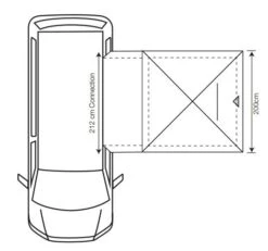 Outdoor Revolution Outhouse Handi Mid Drive Away Awning -Outdoor Awnings Shop cayman outhouse handi 1main