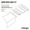 Vango Driveaway Fixing Kit For 4mm & 6mm Rails 3m Set -Outdoor Awnings Shop driveaway kit for 4mm 6mm rails 3m set 1