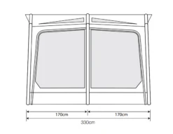 Outdoor Revolution Eclipse Pro 330 Caravan Awning -Outdoor Awnings Shop eclipse 330 1