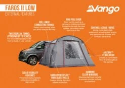 Vango Faros II Low Drive Away Awning -Outdoor Awnings Shop faros ii low 1