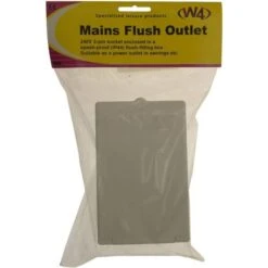 W4 UK Mains Flush Outlet 240V AC -Outdoor Awnings Shop flush