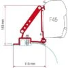 Fiamma F45 Adapter Kit (Ducato Jumper Boxer Pre March 2006) 2 Fiamma F45 Adapter Kit (Ducato Jumper Boxer Pre March 2006) -Outdoor Awnings Shop jumper