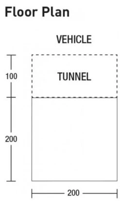 Sunncamp Lodge 200 Motor Driveaway Awning -Outdoor Awnings Shop lodge 200 motor floor plan