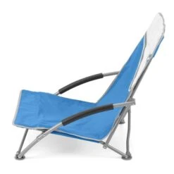 Volkswagen Blue Campervan Folding Low Camping Chair -Outdoor Awnings Shop low volkswagen blue campervan folding low camping chair 3 04300.1568212603