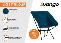Vango Micro Steel Chair Standard -Outdoor Awnings Shop micro steel infographic low res