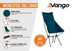 Vango Micro Steel Tall Chair -Outdoor Awnings Shop micro steel tall infographic low res