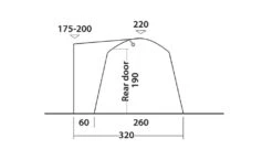 Outwell Milestone Dash Drive Away Awning -Outdoor Awnings Shop milestone dash measurments