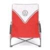 Volkswagen Red Campervan Folding Low Camping Chair -Outdoor Awnings Shop ol0192 vw low folding chair red 1 37e270