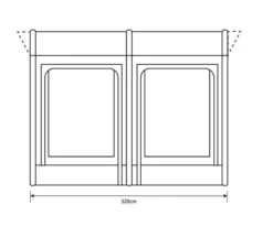 Outdoor Revolution Sportlite Caravan/Motorhome Air 320L Awning -Outdoor Awnings Shop orca1001 floorplan copy