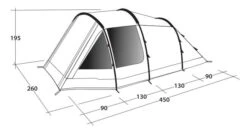 Outwell Dash 4 Tent -Outdoor Awnings Shop outwell dash4 tent dimensions