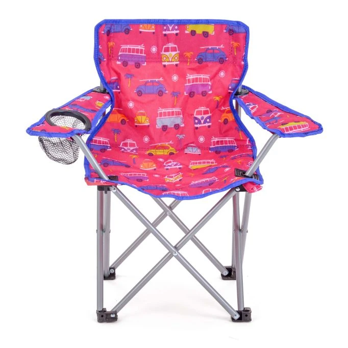 Volkswagen Kids Pink Camping Chair 4 Volkswagen Kids Pink Camping Chair - Image 2