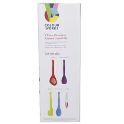 Colourworks 5 Piece Silicone Kitchen Utensils Set -Outdoor Awnings Shop rpso2c0hlu6savolyhjt 12704