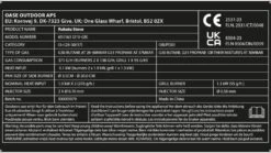 Outwell Rukutu Stove -Outdoor Awnings Shop rukutu 4