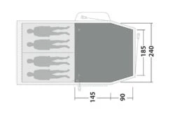 Outwell Springwood 4 Flat Woven Carpet -Outdoor Awnings Shop springwood 4