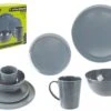 Summit 16 Piece Melamine Dining Set In Grey -Outdoor Awnings Shop summit dining set